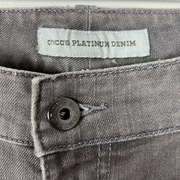 chico's PLATINUM DENIM Size 1.5 REG - Picture 3 of 7